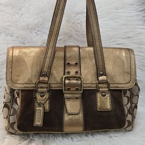 Coach Limited Edition Signature Hampton / Soho Satchel 1498
